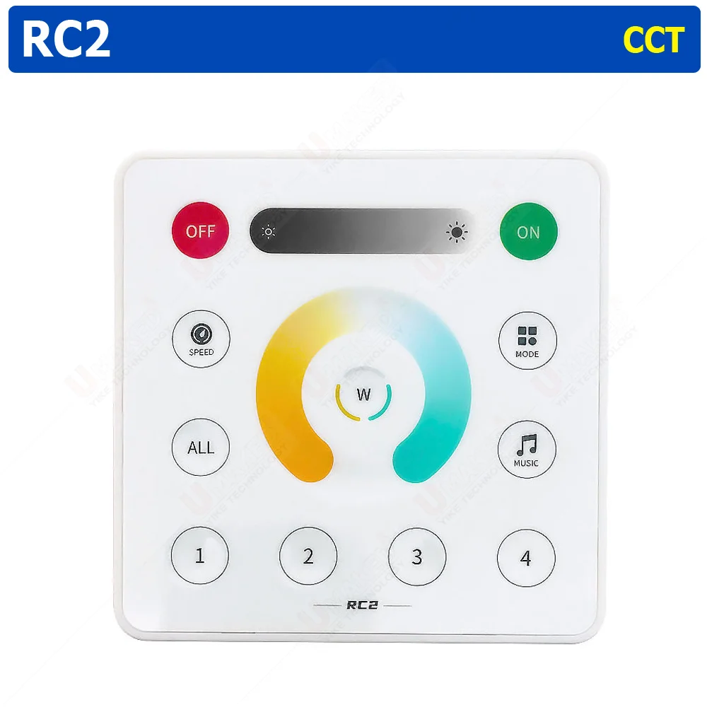 1 set DC5-24V SP632E 2CH PWM CCT Controller LED Controllo APP Blue-tooth per CCT Doppie strisce LED bianche decorano il controller dimmer