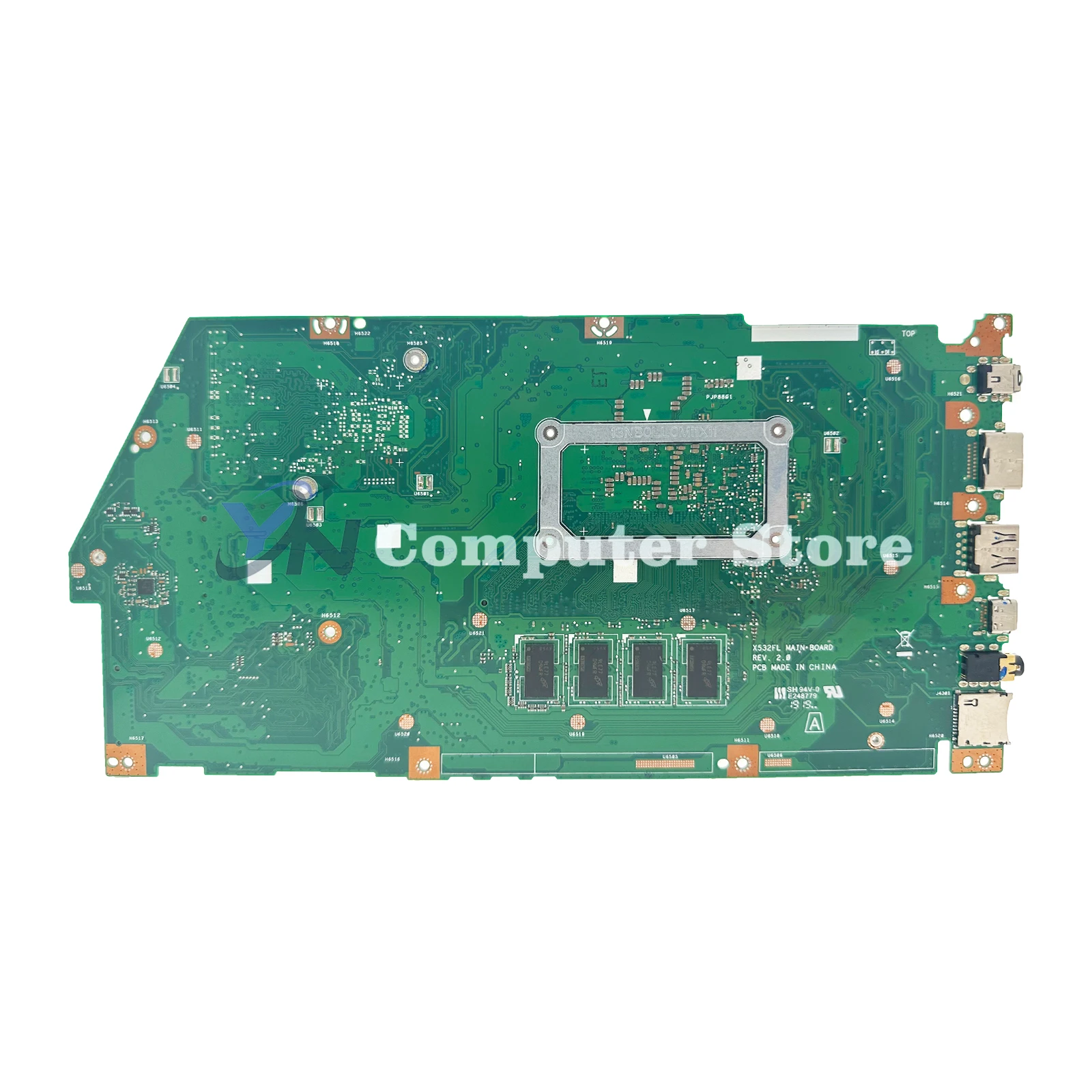 Imagem -03 - Placa-mãe para Laptop para Asus Mainboard X532fa X531fa X532fl X532flc X532fac X532f S531f K531f V531f S532f K532f V532f