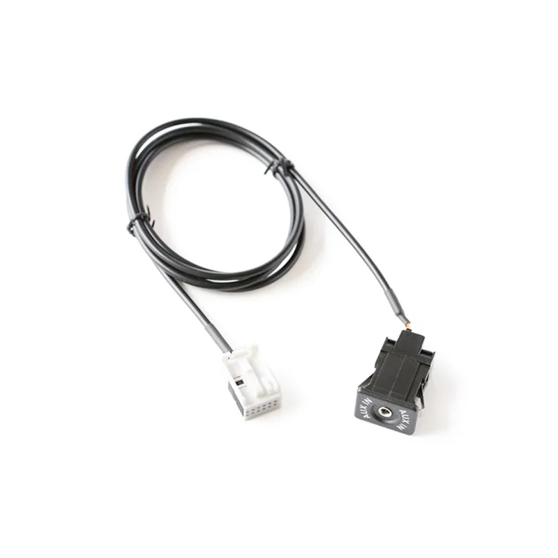 A95E-Aux Socket Audio Switch Cable 12Pin 3.5Mm Interface Socket Adapter For Mercedes-Benz Multiple Models Accessories Parts Kit