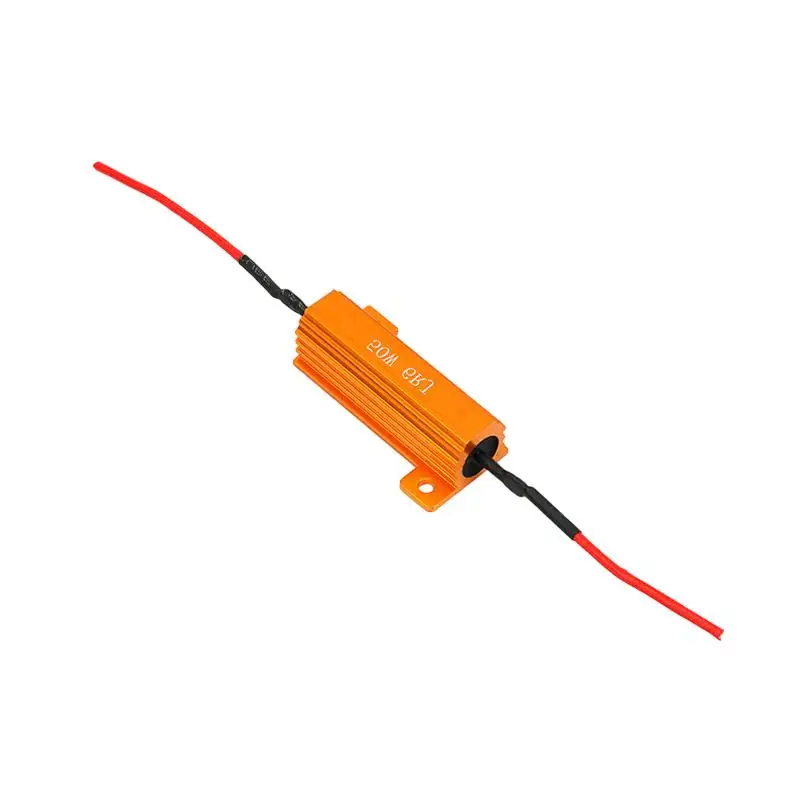 50W 6  8  10  LED Load Resistor Ballast Relay Set for Car Motorcycle Turn Signal Hyper Flash Solution