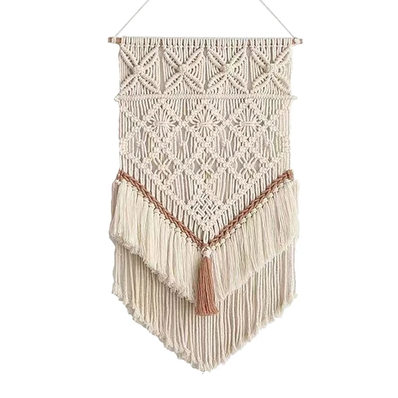 

1 Piece Hand-Woven Tapestry Wall Hanging Background Modern Minimalist Wall Decor