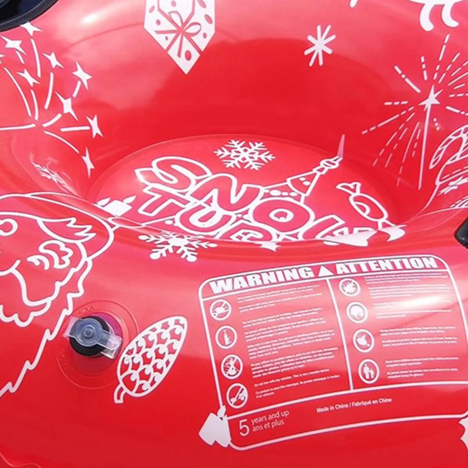 Snow Tubes Inflatable Winter Sports Supplies Heavy Duty Sledding Tube For Family Kids Adults Teens Beginners Visitors Backyard