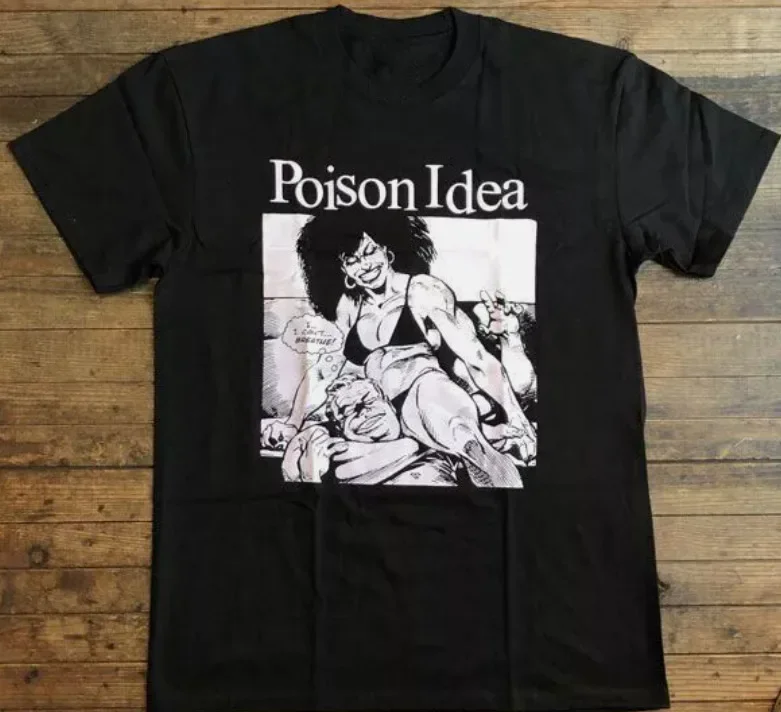 NEW POISON IDEA Band T Shirt  Black