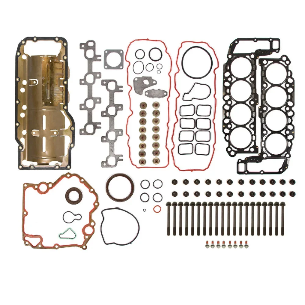 Engine Parts Full Gasket Set Head Bolts Fit 4.7 L V8 Gas EVC EVA For Dodge Dakora Durango RAM Jeep 4.7L 99-02 287CID HS26157PT