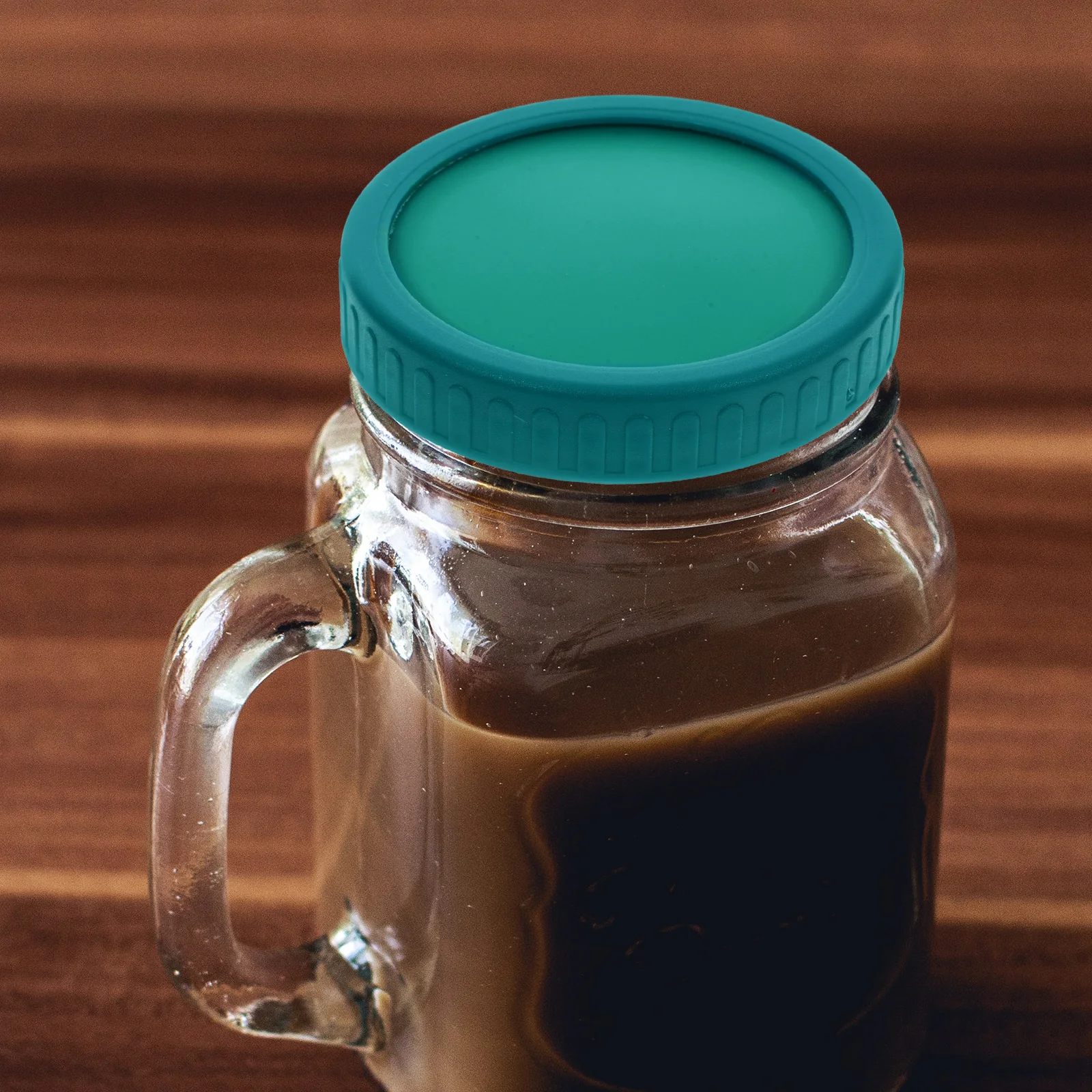 

1 set 1 Set Silicone Plastic Mason Jar Lids Reusable Leak-Proof For Wide Mouth Jars Storage Bottle Covers Kitchen Jar Protectors