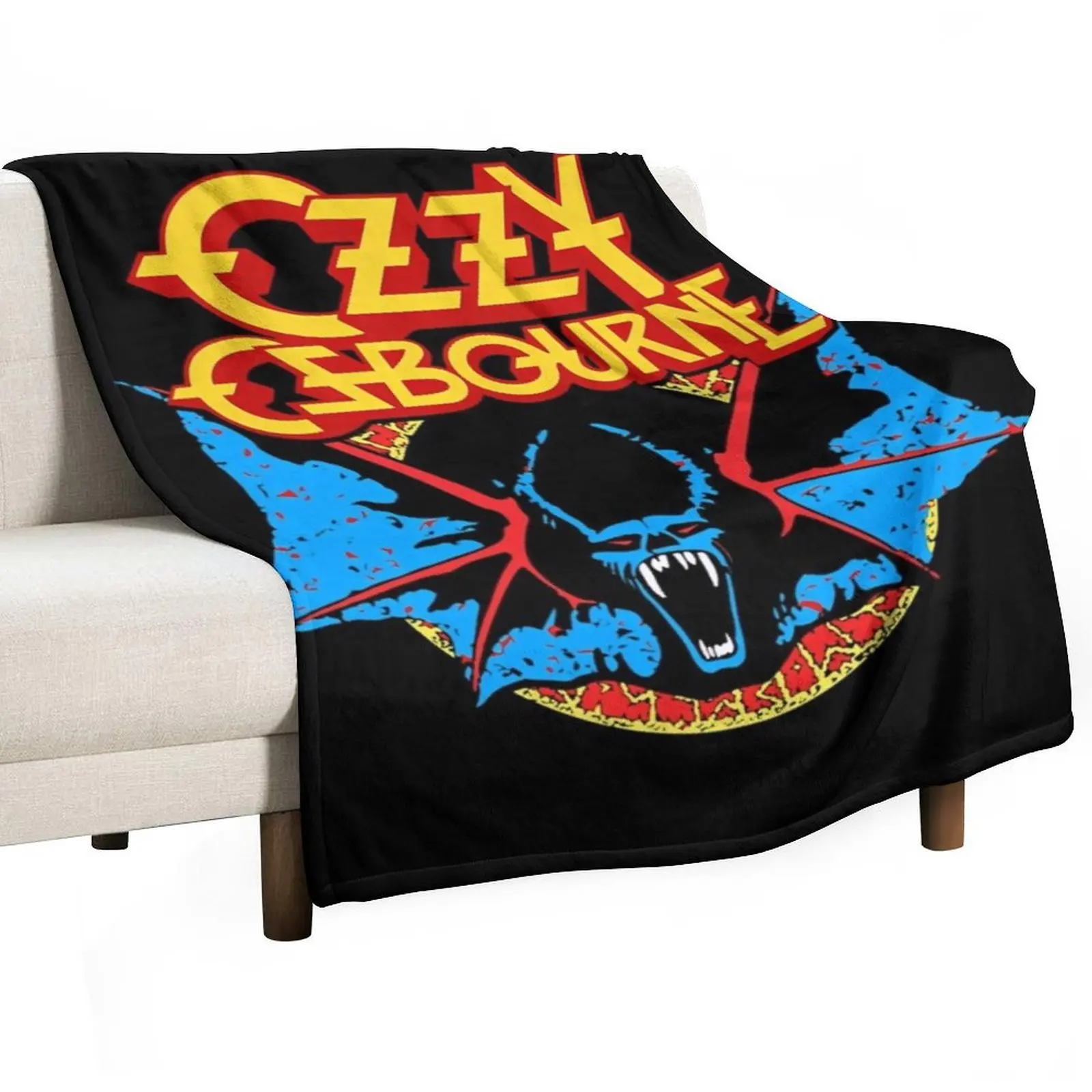

Ozzy Osbourne Classic Bat Throw Blanket decorative Plaid on the sofa warm winter Soft Blankets