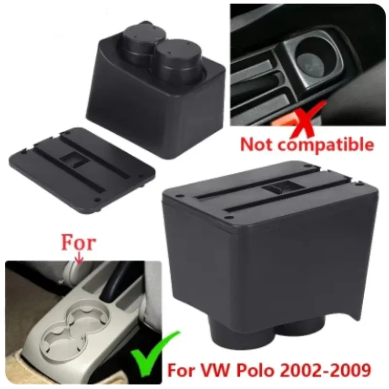 New luxury Armrest For Volkswagen Polo Car Armrest Box For VW POLO Mk5 6R Vento 2002-2009 Car Accessories Simple installation