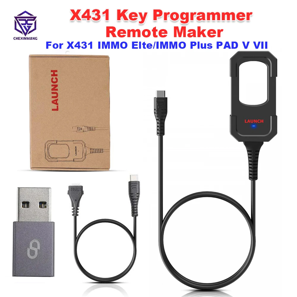 

LAUNCH X431 Key Programmer Remote Maker Without Super Chip Keys IMMO Programming Tools work with X431 IMMO ELITE/PLUS/PAD V