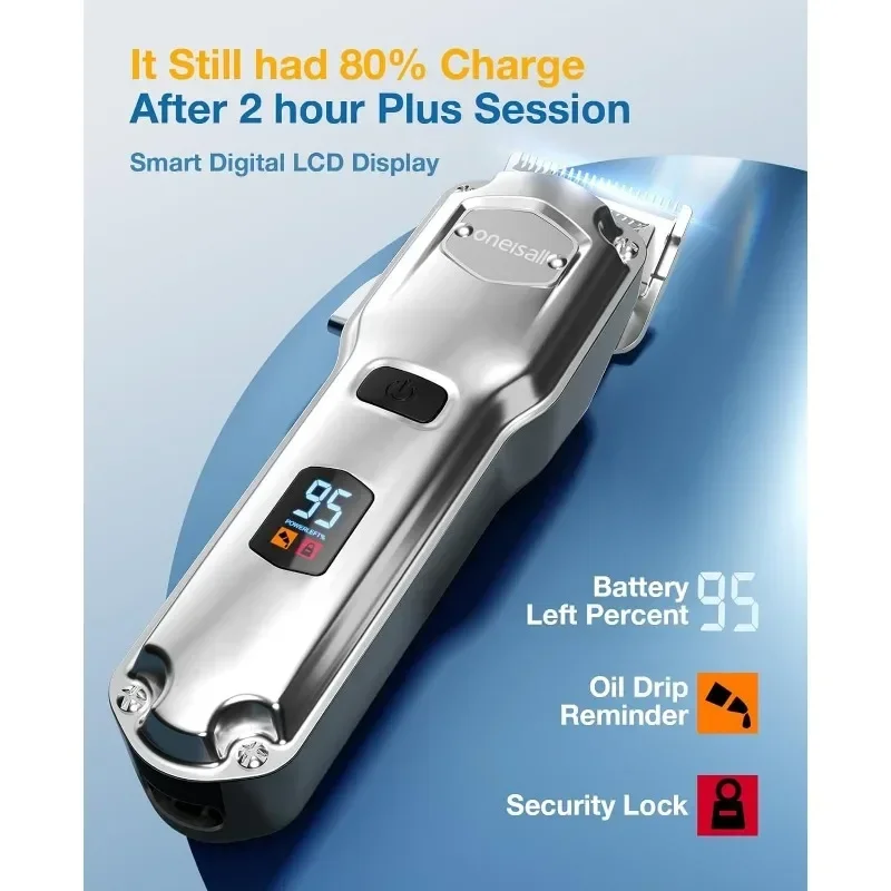 

tt For oneisall Dog Clippers for Grooming for Thick Heavy Coats/Low Noise Rechargeable Waterproof Cordless Pet Shaver with