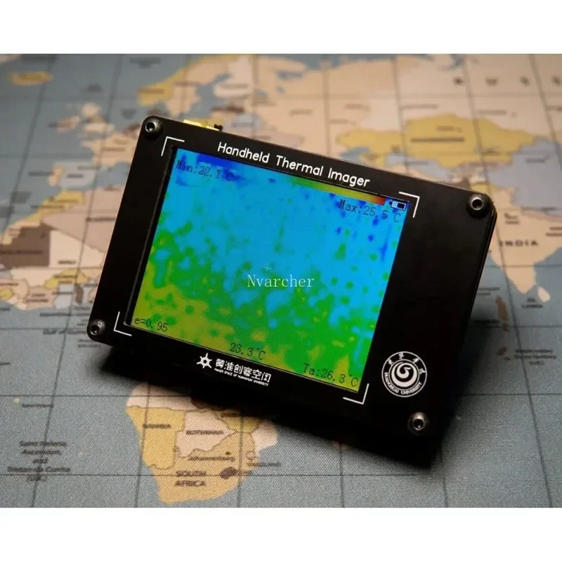 3.2นิ้ว MLX90640ชาร์จ DIY อินฟราเรดถ่ายภาพความร้อนอุณหภูมิเครื่องตรวจจับ Save ภาพอิเล็กทรอนิกส์อุปกรณ์ซ่อม