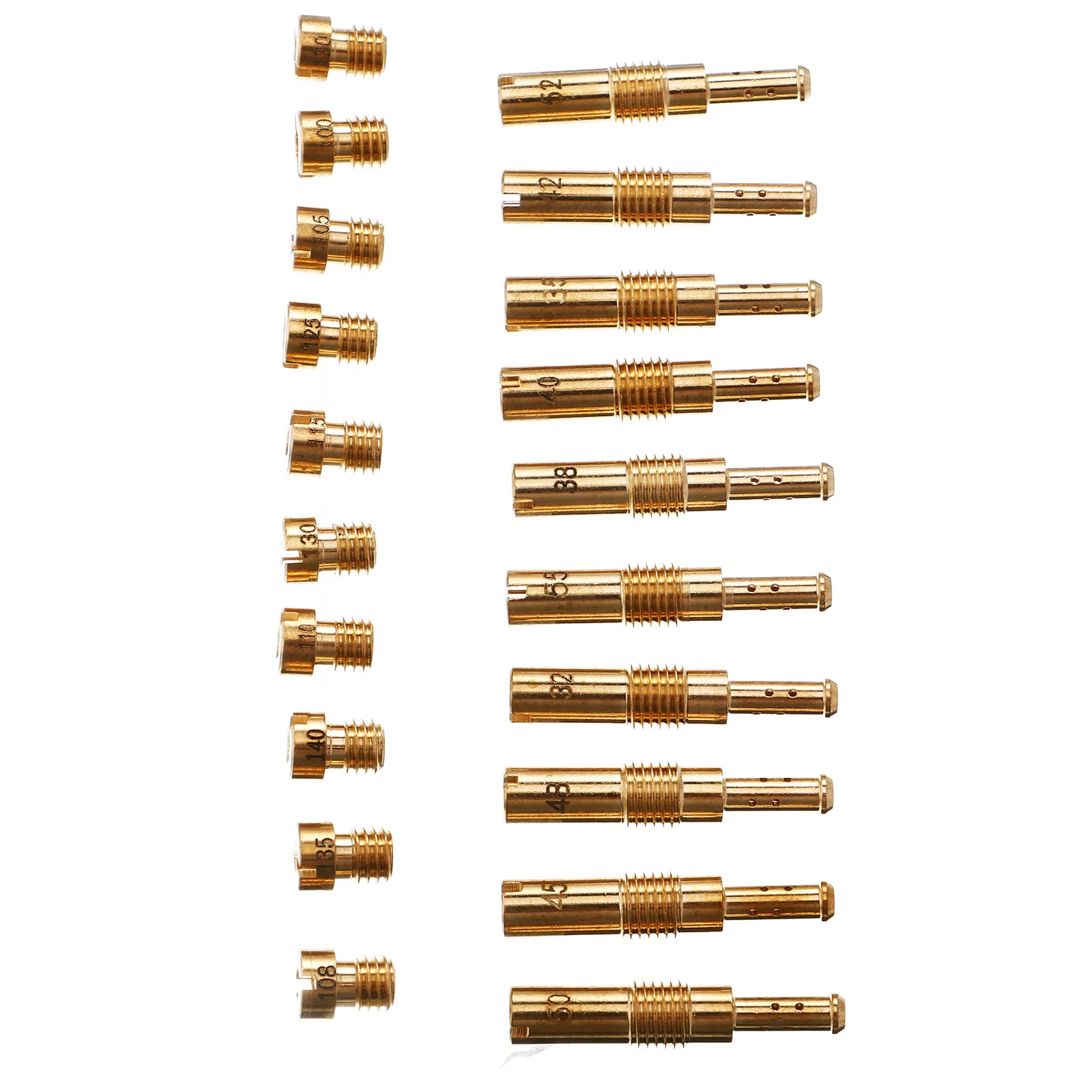 

1Set Carburetor Measuring Hole Accessories Main and Auxiliary Jets High Pressure Fuel Injection Kit for Atv Utv Generator