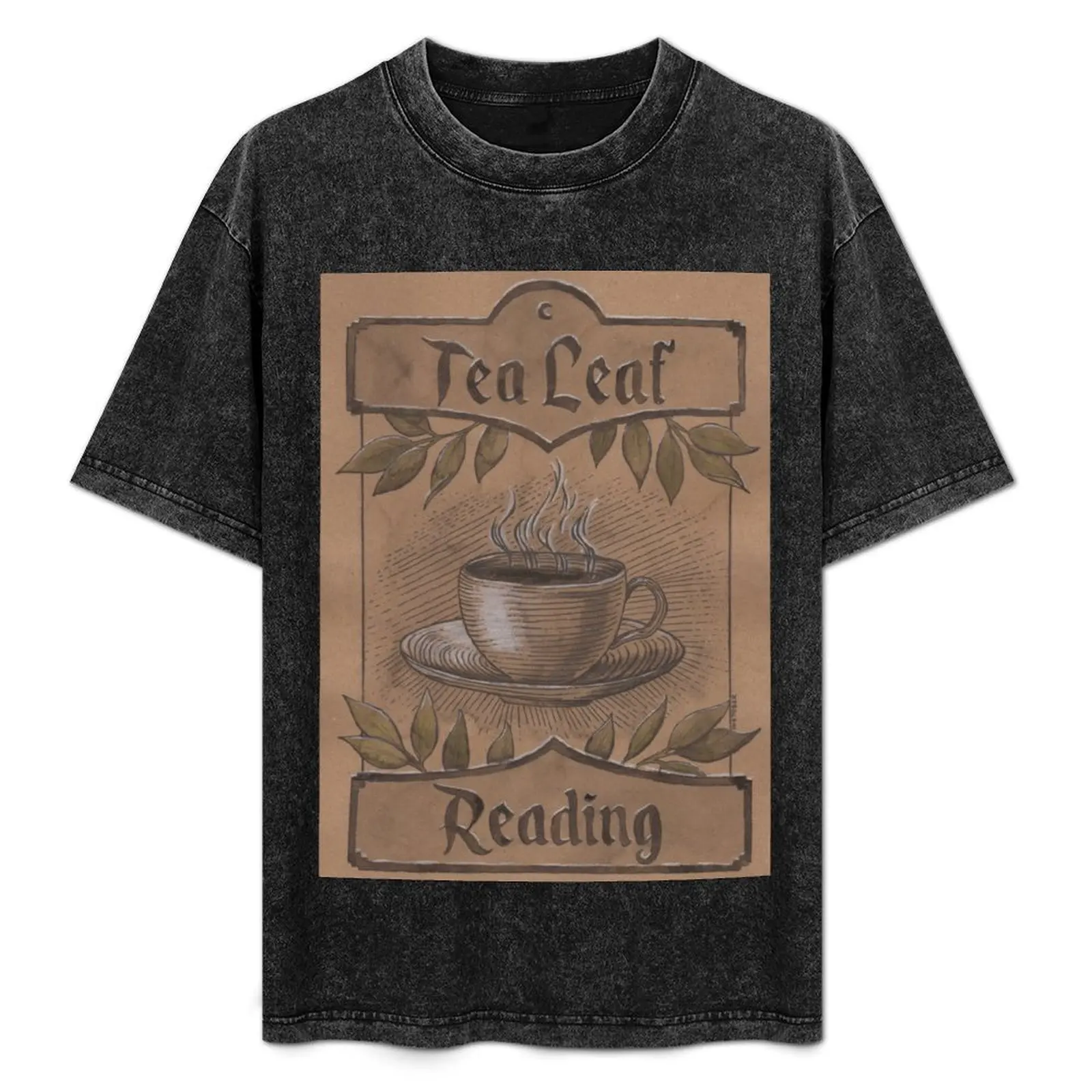 Tea Leaf Reading T-Shirt Festive Simple T-Shirt