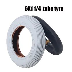 6 Inch 6x1 1/4 Tire Inner Tube Outer Tyre for Mini Foldable Carbon Fiber Electric Scooter High-quality Accessories