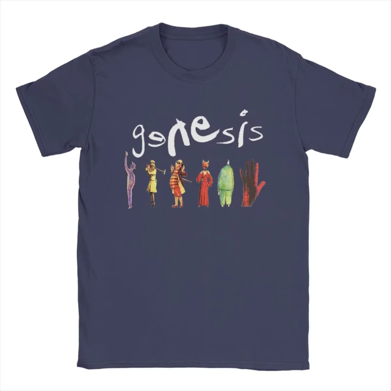 Genesis Band T-Shirt Men Awesome Pure Cotton Tee Shirt Crew Neck Short Sleeve T Shirts Party Tops