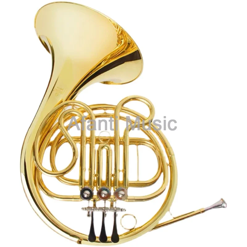 

Afanti Music F Key / Brass Body / 3-Key French Horn Entry Model (AFH-E110G)