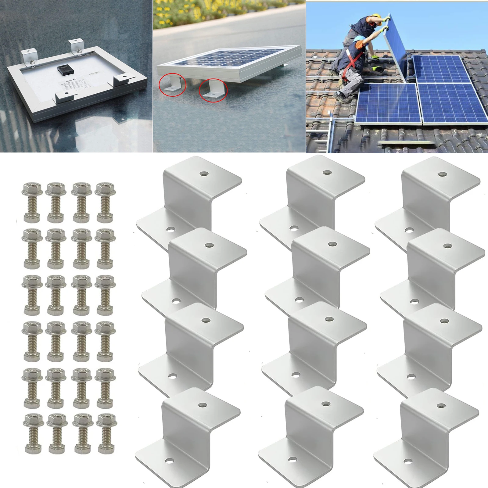 16/8/4Pcs Solar Pan…