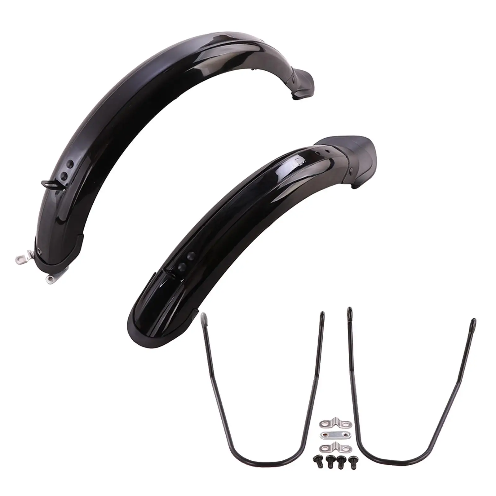 Folding Bike Mudguard Set Unbreakable for 12 inch 14 inch Wheels Stopper