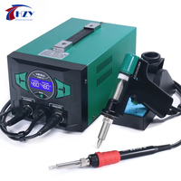 YIHUA 948D-III 2-in-1 LCD Digital Soldering Station Hot Air Gun Soldering Station Electronic Soldering Iron Desoldering Tool