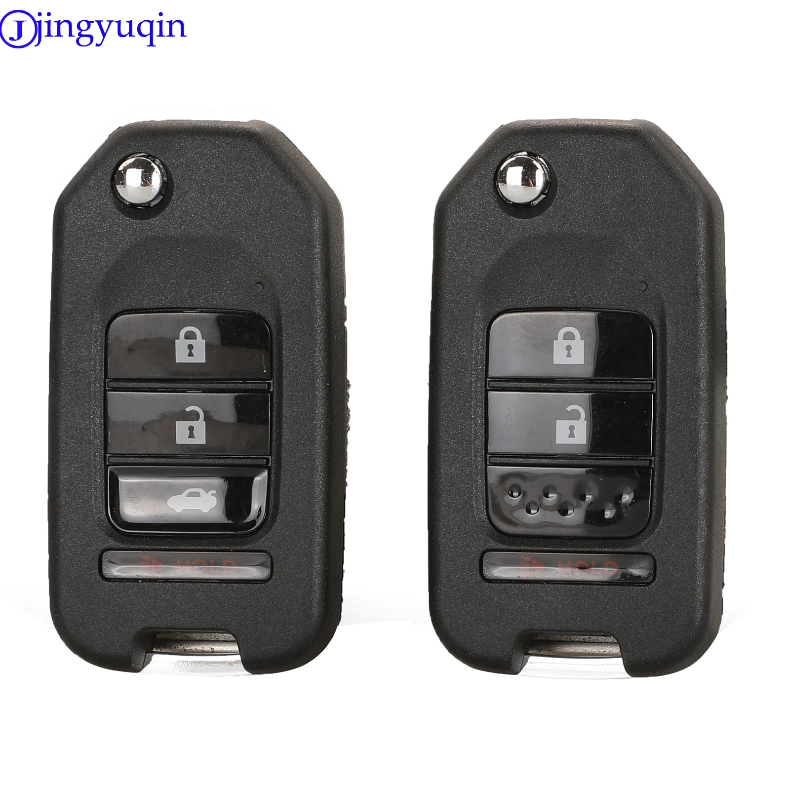 jingyuqin 433Mhz ID47 Chip A/G System 3/4 Buttons Remote Car Key For Honda GREIZ Civic City XRV Vezel Full Key