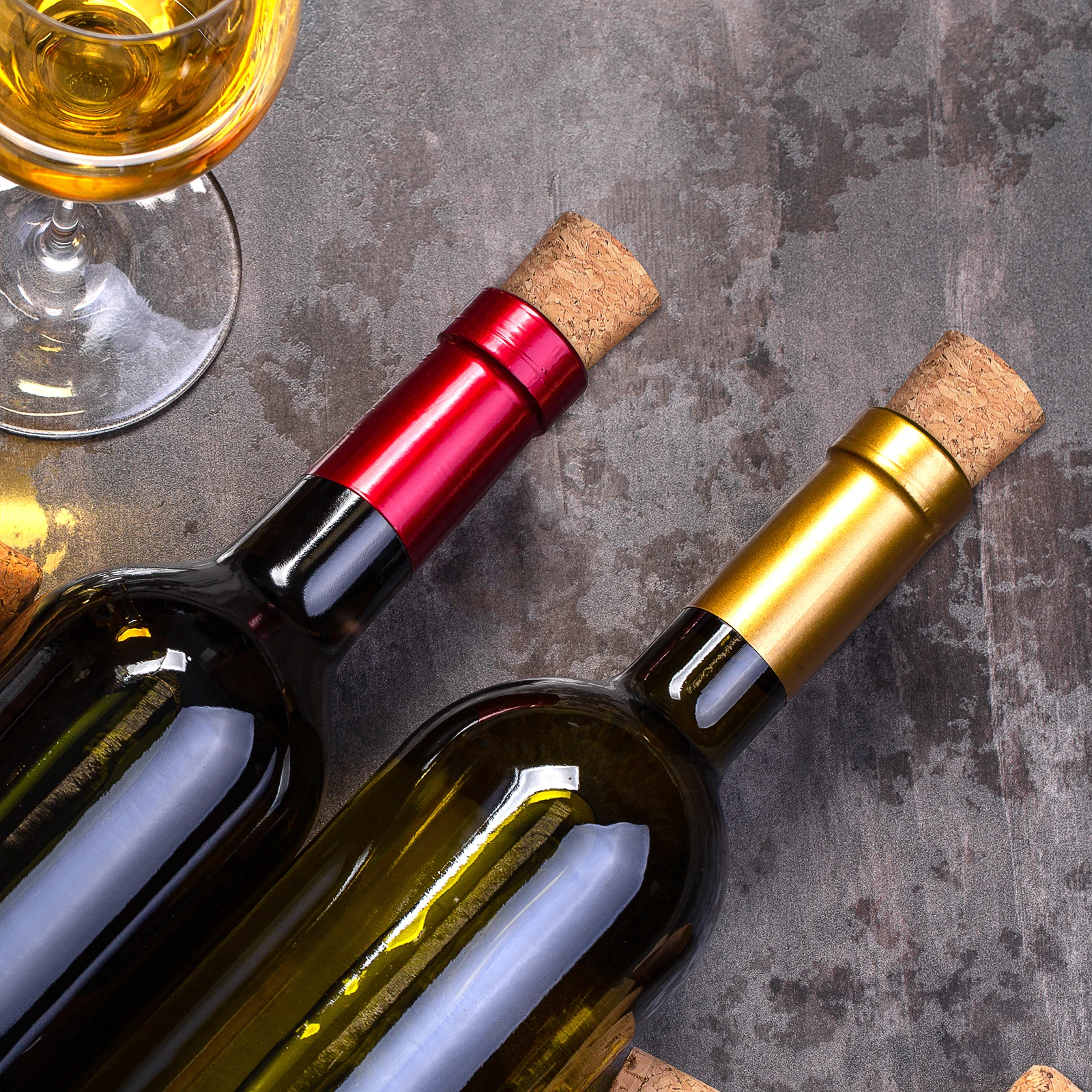 

Round Cork Bottle Stoppers for Glass Bottles Plugs Lids Beer Assorted Conical Food Grade Safe Airtight Seal