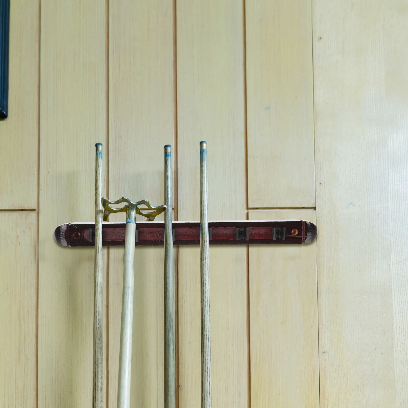 

Wall Mounted Multi Hole Cue Rack Abs Pool Stick Holder Billiard Cues Accessories Storage Display Rack For Enthusiasts