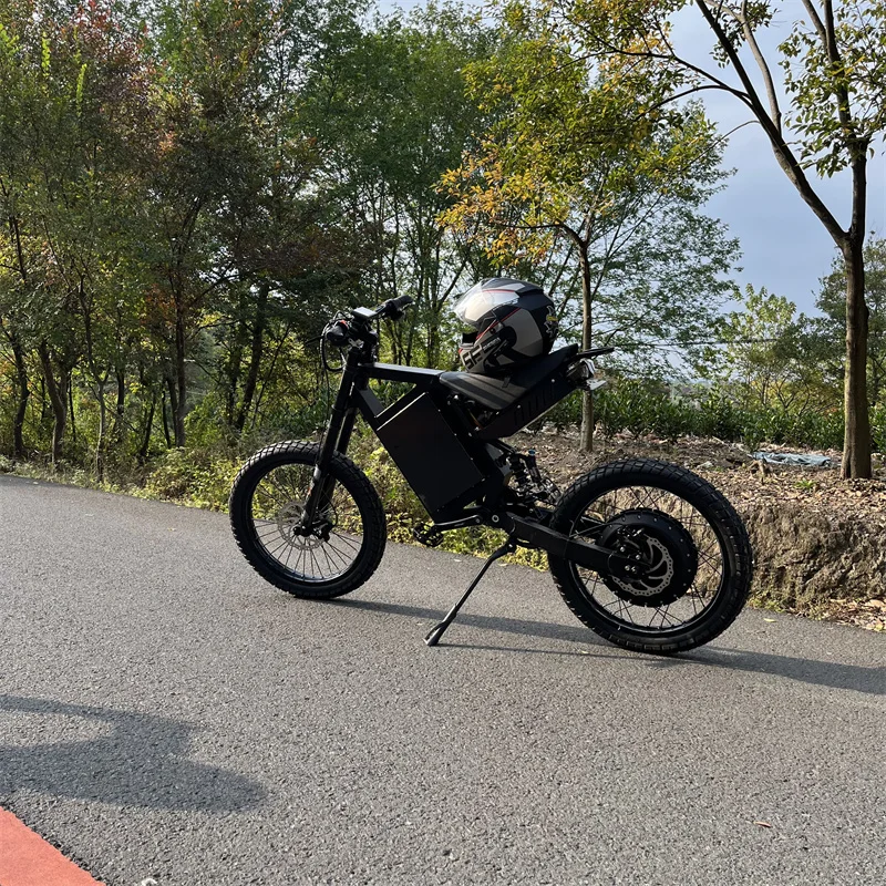 Leistungsstarkes 5000W-15000W Elektrofahrrad für Erwachsene, 72V Spannung für Bergstadt und Langstrecken-Straßenreiten mit fetten Reifen