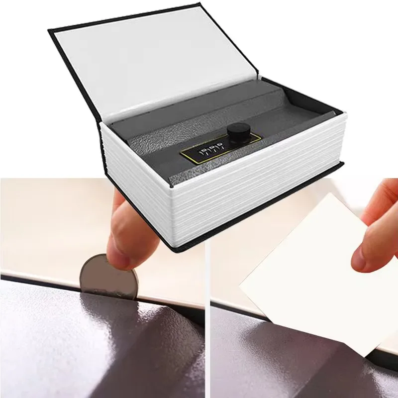 Wörterbuch Umleitung Metall Safe Lock Box Mini Simulation Buch Safe Geld Bargeld Sicherheit Lock Box mit Passwort