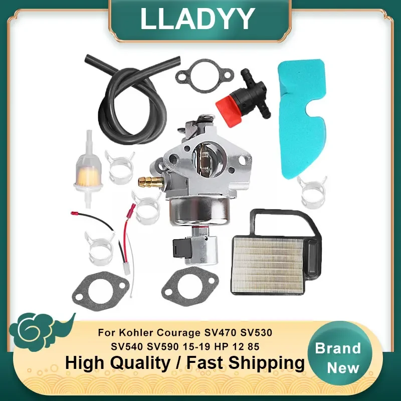 Premium Carburetor Kit For Kohler Courage SV470 SV530 SV540 SV590 15-19 HP 12 85