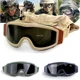 Gafas tácticas de protección airsoft con lentes intercambiables y tratamiento antiniebla