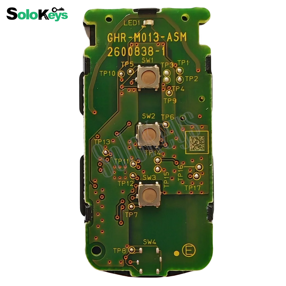 SOLOKEYS oryginalna GHR-M013 dla 2017-2020 Mitsubishi Xpander Eclipse Cross 434Mhz FSK ID47 HITAG3(PKE) Chip PN:GHR-M014 3 przyciski