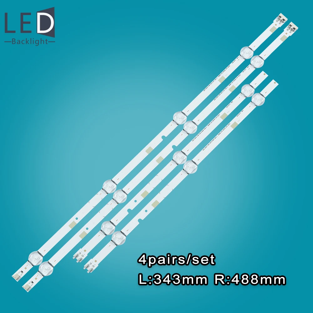 

LED Backlight Strip for V5DN-430SMA-R1 2015 SVS43 FHD V8DN-430SMB-R1 UN43J5000 UE43J5000AU UE43J5000AK UE43J5200AF UE43N5000