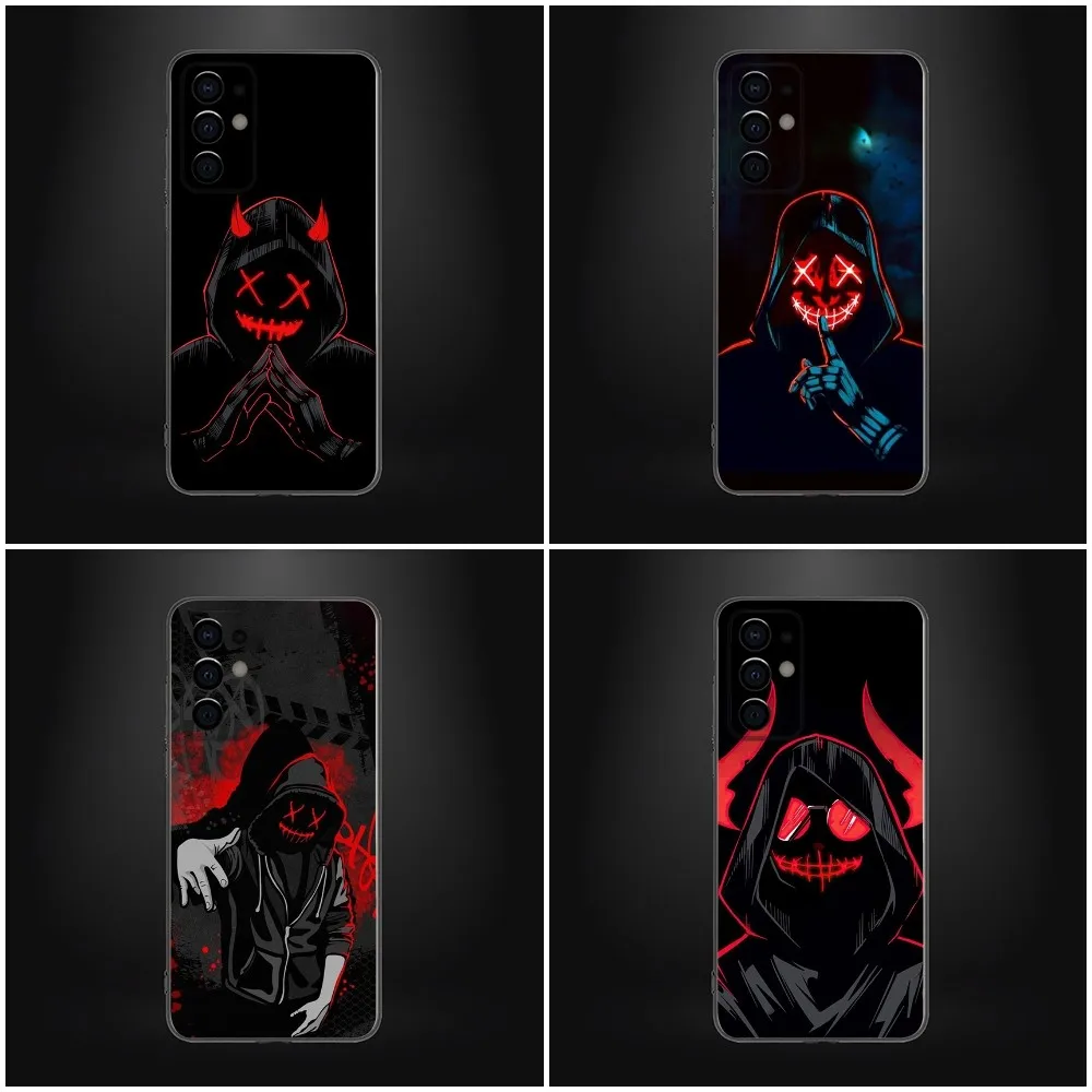 Devil B-Bad Boy Anime  Phone Case For Samsung Galaxy A13,A21s,A22,A31,A32,A52,A53,A71,A80,A91 Soft Black Shell