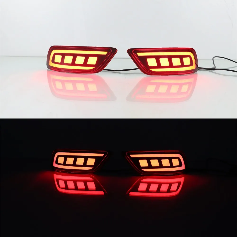 

July King Car Brake Lights for Subaru Forester 2019-2023, LED Brake Light + Night DRL + Streamer Turn Signals, Start Scan