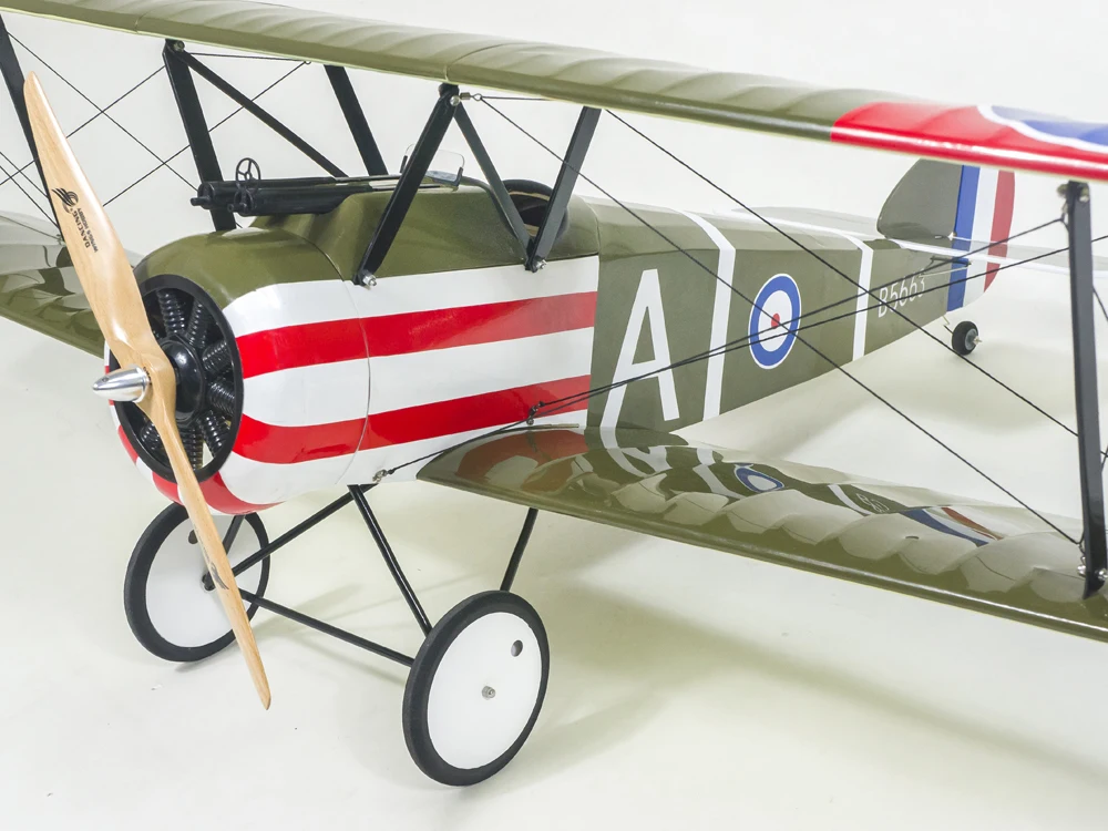 Lutador Britânico Single-Seater, Braço Sopings, Camelo ARF, WW1, SCG30, 1200mm, 47.2"