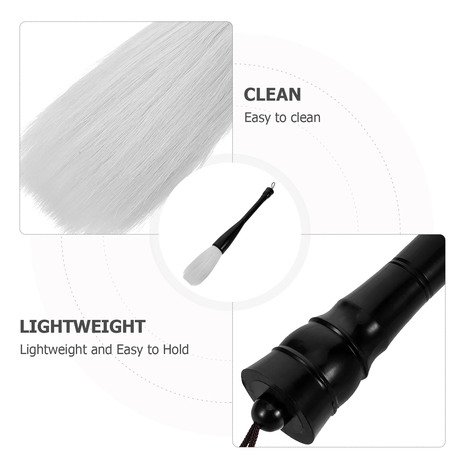 Children'S Calligraphy Large Head Chinese Painting Brush For Kids Reusable Washable Maobi For Art School Performance -