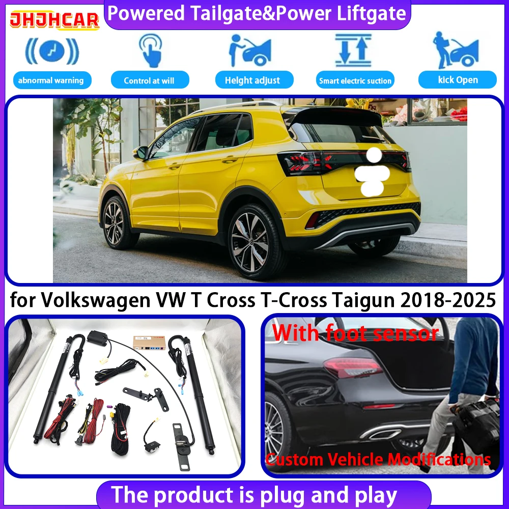 for Volkswagen VW T Cross T-Cross Taigun 2018-2025 OEM Smart Automatic Electric Powered Tailgate Power Liftgate Tailgate System