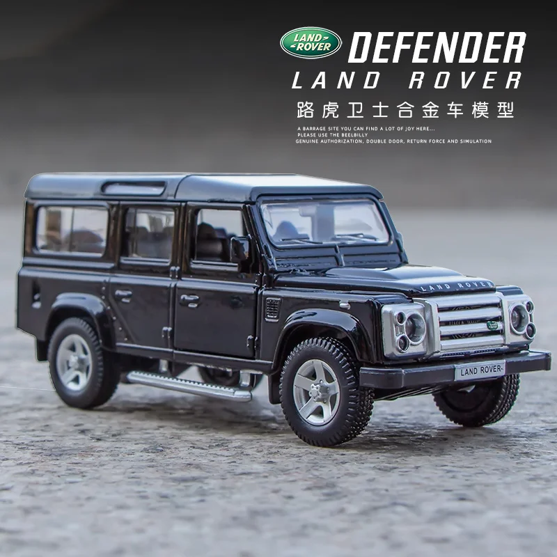 

1:36 Land Rover Defender Off-Road SUV Double Horses Alloy Model Simulation Exquisite Diecasts & Toy Metal Car