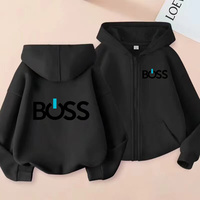 Children's Zipper Style Cardigan Clothes Sweatshirt Boys Girls 3-12Yrs LongSleeve Top Print Hoodie Casual Fashion Charming Coat