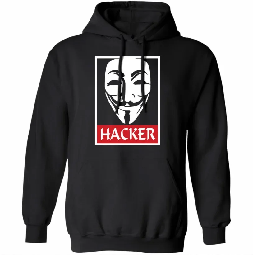 

Cool Design Anonymous Hacker Pullover Hoodie