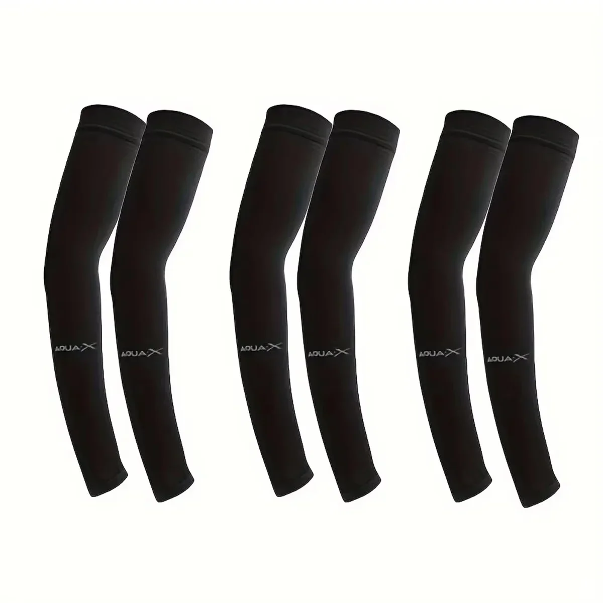 3pcs ice sleeves men's sun protection sleeves women's summer sun protection sleeves ice silk sleeves outdoor cycling gloves arm view 3