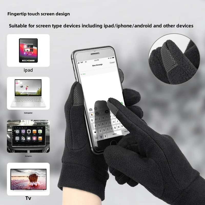 Description Picture 6 of itemWinter warm gloves, touch screen gloves, men's and women's cycling, running,and hiking gloves, outdoor cold protection equipment