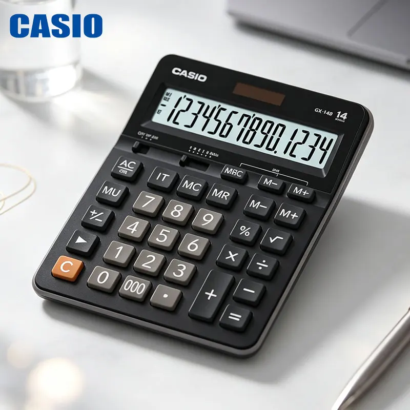 Casio GX-14B/DJ-120D/MS-20YC/SL-310YC Office front desk reception amount accounting equipment computer Cost price accounting