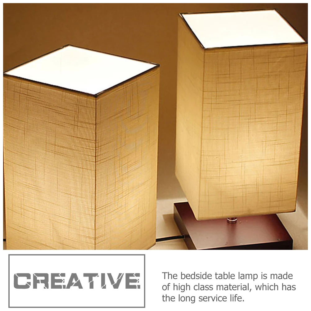 

Stylish Linen Table Lamp For Bedroom Mini Desk Light Touch Controlled Small Accent Lamp Uk Plug Bedside Decorative Lighting