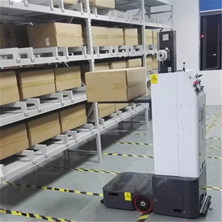 China Wholesale Industrial Humanoid Robot Intelligent AGV Forklift Autonomous Charging Warehouse Automated Forklift AGV Robot