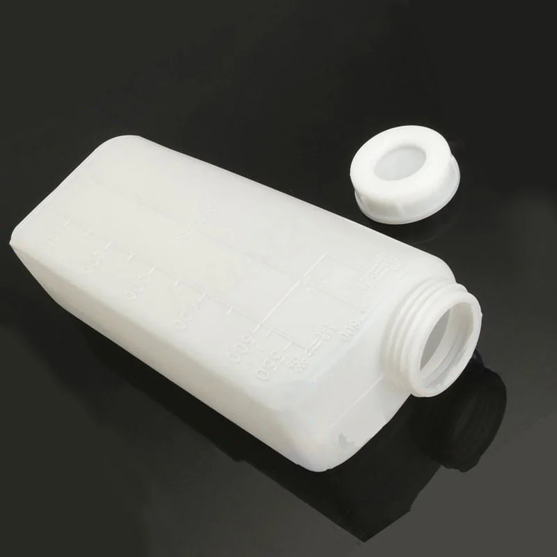 Contenedor confiable de botella mezcladora de combustible para motosierras, scooters, tamaño de 600 ml, medición de relación precisa, paz de la mente
