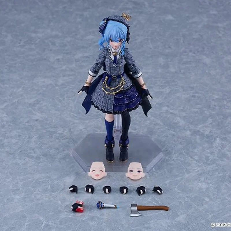 GSC Original Figma Hololive Hoshimachi Suisei Anime figuras de acción juguetes para niños regalo de Navidad adornos de modelos coleccionables