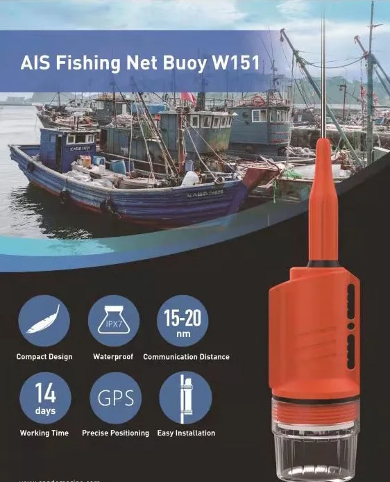SANDEMARINE Ais boya transpondedor red de pesca localizador rastreador posicionamiento navegación Gps impermeable en tiempo Real W151