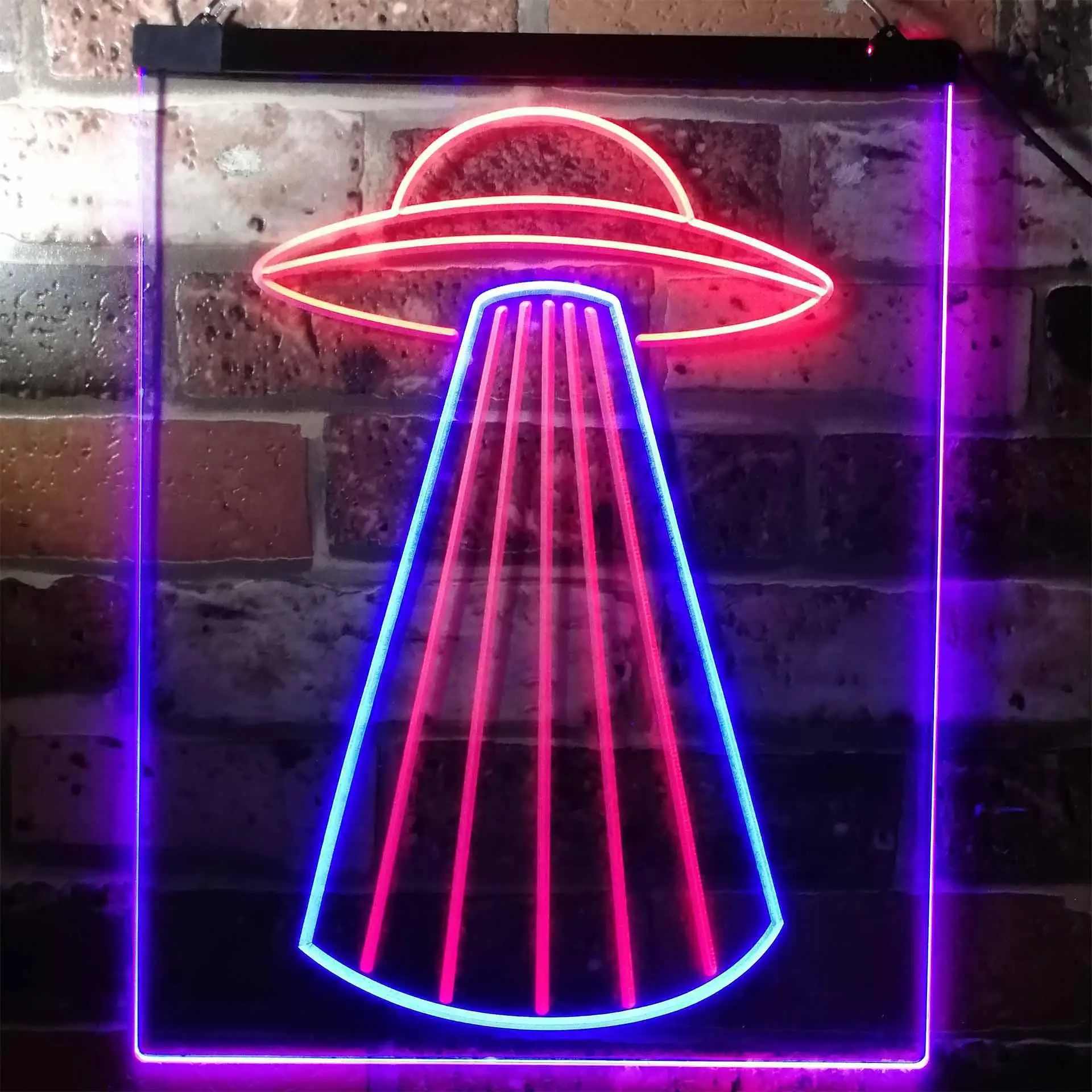 

UFO Spaceship Dual Color Led Neon Sign st6-i3134