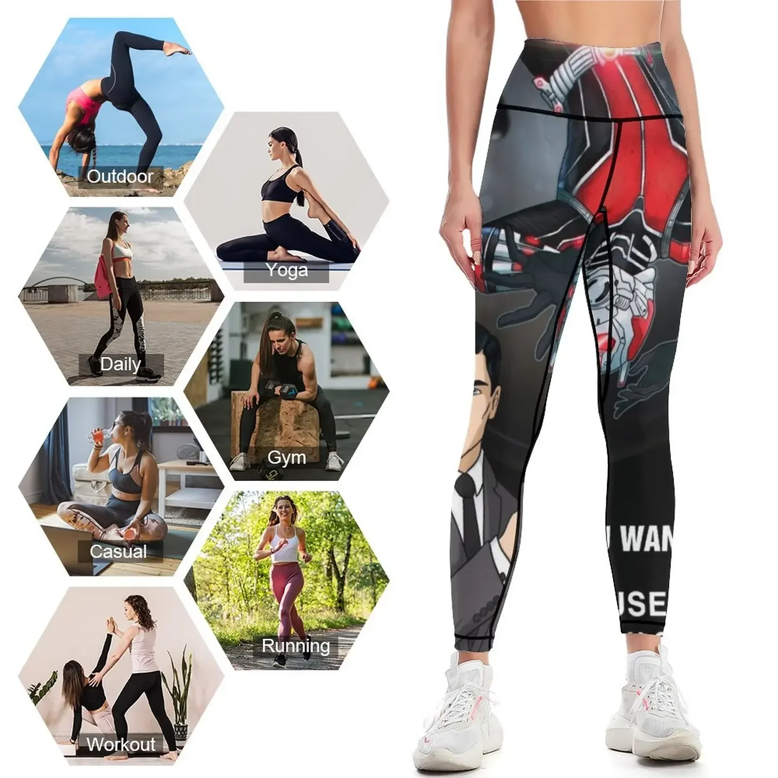 هل تريد النمل؟ سراويل ضيقة رياضية للياقة البدنية للسيدات ملابس رياضية للصالة الرياضية سراويل ضيقة للسيدات