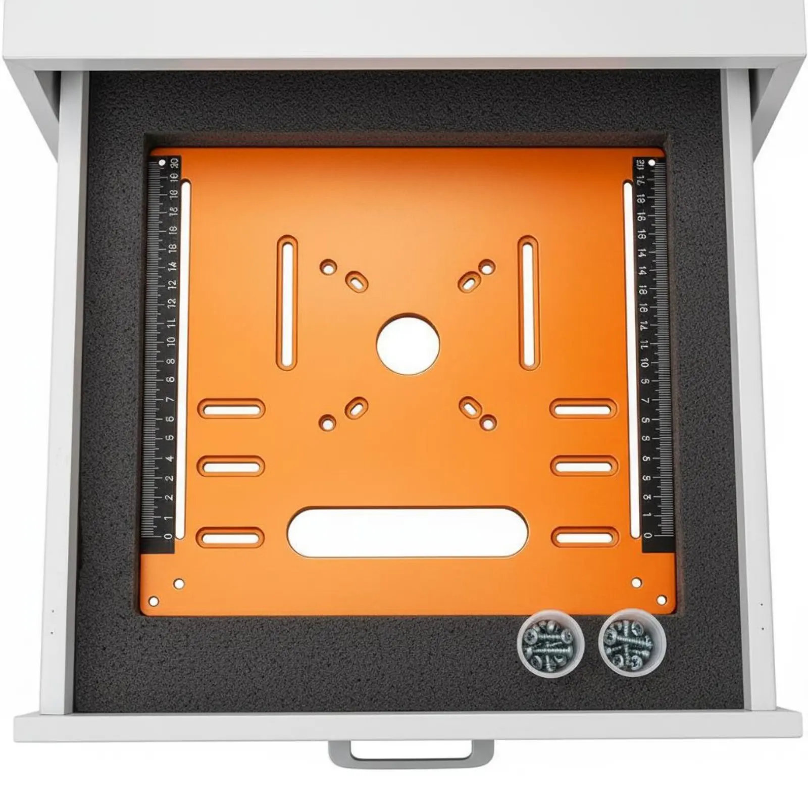 

Woodworking Cutting Guide Universal Fit Wood Cutting Guide Plate Adjustable Saw Platform Fast Setup Power Tool Accessory